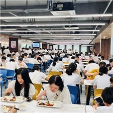 滿滿的幸福感，華逸府-湖南建投交通科研院“智慧食堂”開業啦